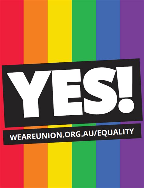 we say yes for marriage equality medical scientists association of victoria
