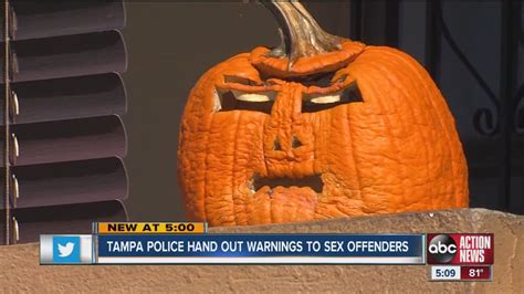 Police Tracking Sex Offenders In Halloween Season Youtube