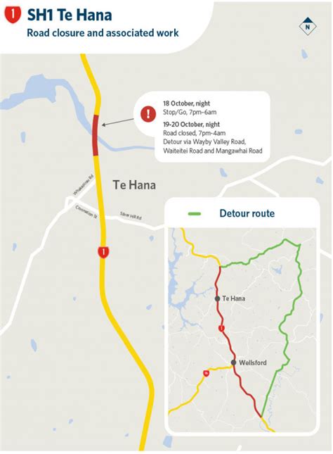 Plan Ahead For Overnight Road Closures On Sh1 This Tuesday Nz