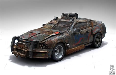 Wasteland Car Rolf Bertz Bug Out Vehicle Apocalyptic Post Apocalyptic