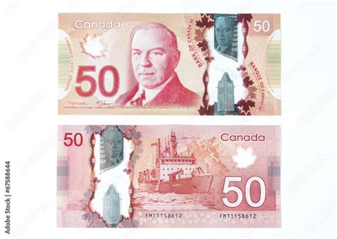 50 Canadian Dollar Bill Photos Adobe Stock