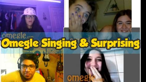 omegle singing reaction surprising strangers hey there delilah shallow let me down slowly
