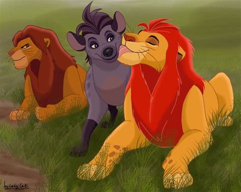 Simba Is Displeased I Think Jasiri And Kion Are Cute Together Lion