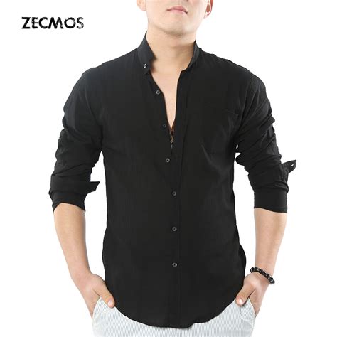 Buy Zecmos Social Grandad Chinese Mandarin Collar
