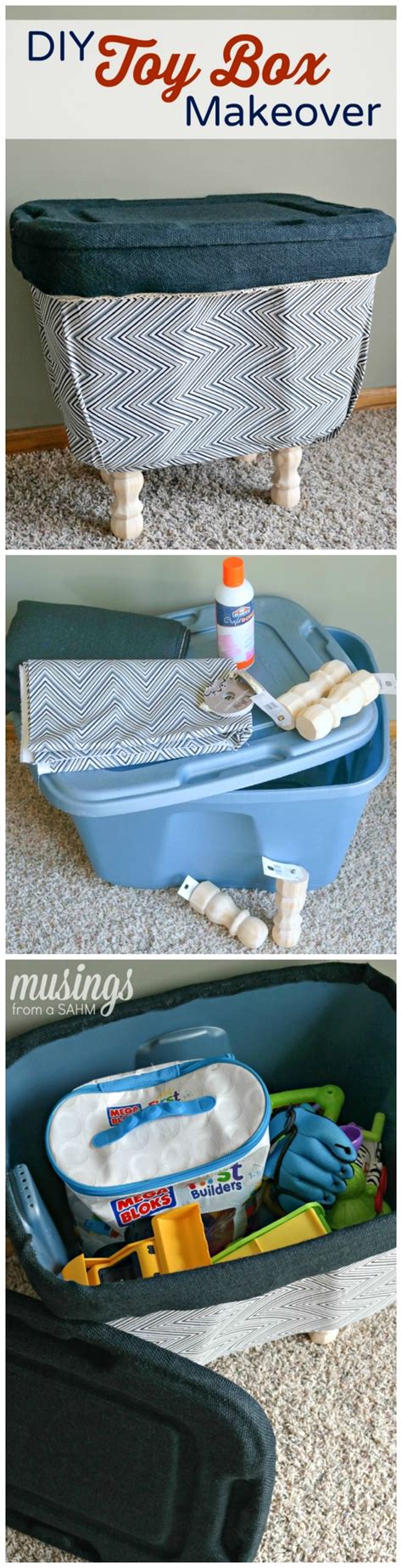 Several different types of free toy box plans for the beginner to a seasoned woodworker. DIY Toy Box Makeover - Living Well Mom