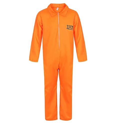 Convict Prison Inmate Jail Prisoner Uniform Orange 2 Piece Set Xl Shop Only Authentic Discount