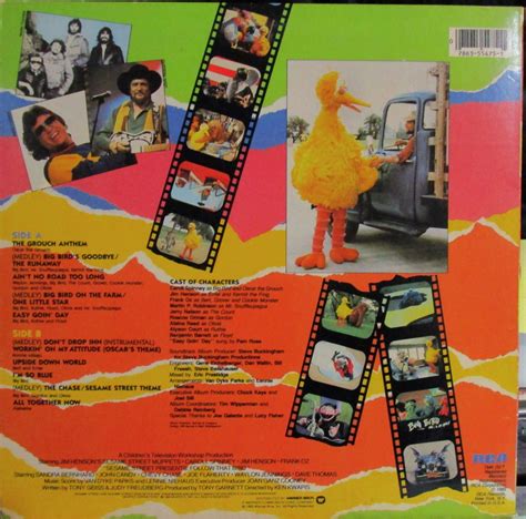 Follow That Bird Sesame Street Soundtrack Wgame Board And Pieces