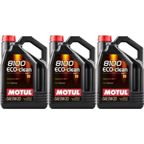 Motul Motoröl 8100 Eco Clean 0w 20 3x 5 15 Liter Öl Marken Öle