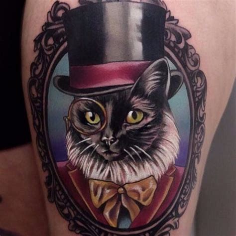 Flawlessly Smooth Colorwork On This Victorian Cat Design By Kristian