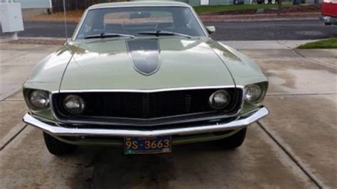 1969 Ford Mustang 302 Green Youtube