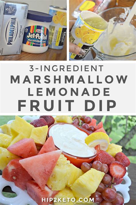 Consider Whipping Up This Refreshing 3 Ingredient Lemonade Fruit Dip