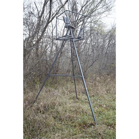Guide Gear Deluxe Tripod Deer Stand Tower Tripod Stands 50985 Hot Sex