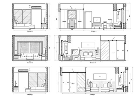 Internal Elevations Interior Design Plan Interior Architecture