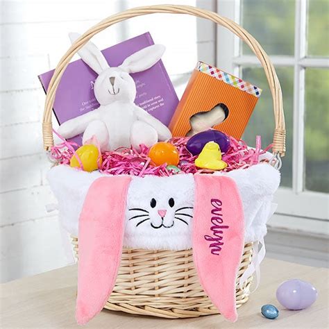 easter bunny personalized easter baskets