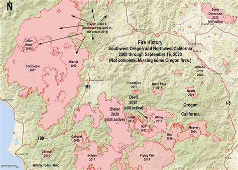 California Oregon Border Map Maps Of The Southern Oregon Northern