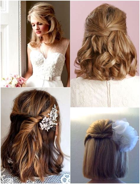 6 Outrageous Short Half Up Wedding Hairstyles