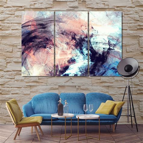 Futuristic Bright Painting Modern Wall Art For Living Room