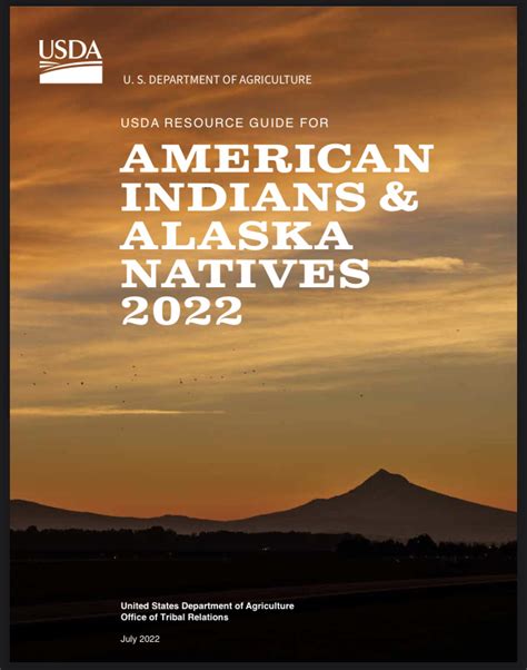 usda resource guide for american indians and alaska natives 2022 tribal resource center