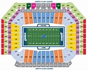 Ford Field, Detroit MI - Seating Chart View
