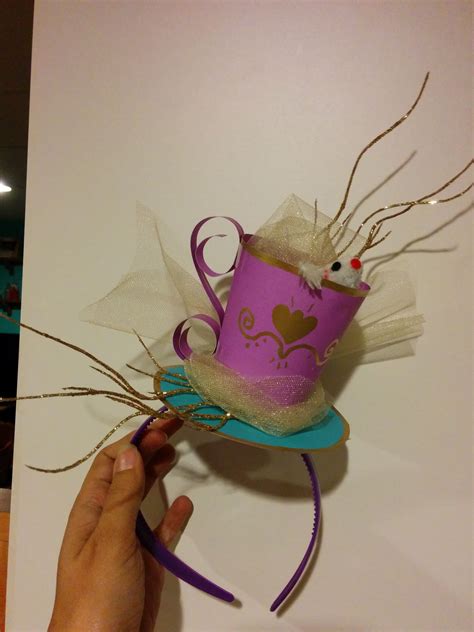 The mad hatter's attire is really just formal wear gone awry. Madeline Hatter tea cup head piece | Mad hatter tea party, Mad hatter tea, Mad hatter party