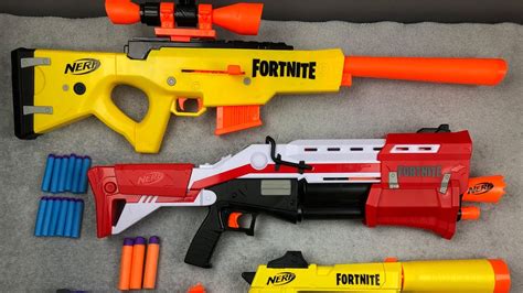 New Nerf Fortnite Sniper Rifle Box Of Toy Guns Youtube