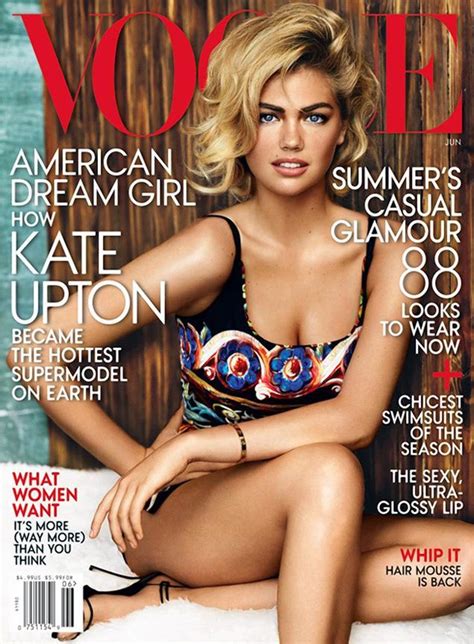 Kate Upton A Mais Sexy Da Terra Na Capa Da Vogue Usa Gq Musa