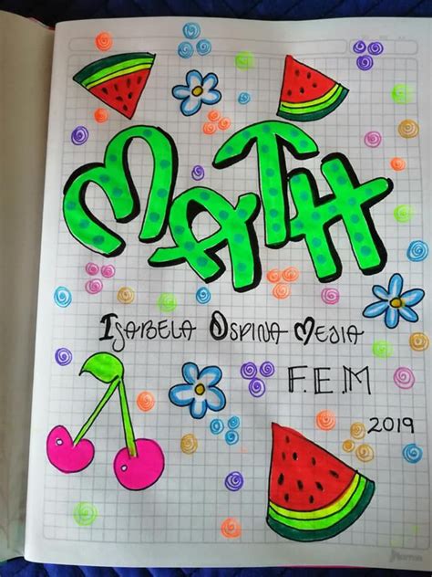 Desenhos de decorar para colorir. Caratulas para Niños | Carátulas para cuadernos, Marcas de ...