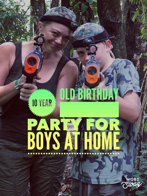 Free shipping on orders over $25 shipped by amazon. Fun Ideas For 10 Year Old Boys Birthday Parties At Home ...