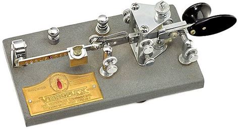 Vibroplex Original Model Telegraph Key Bug Ham Radio Mores W Box 1945 Memorabilia Collectibles