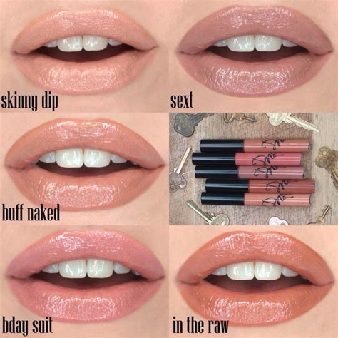 DNA Nude Collection Lip Gloss All 5 Pieces Bday Suit In The Etsy