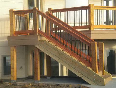 They include the actual height of the rail above the deck, the height above grade. Deck Stair Rail Height Code | Home Design Ideas