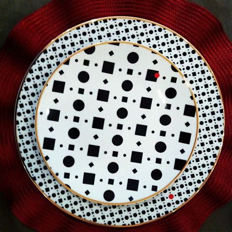 Chanel Plates | Plates, Black and white, Ceramics