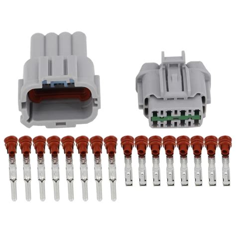 8 Pin Automotive Connector Front Bar Headlamp Plug With Terminal
