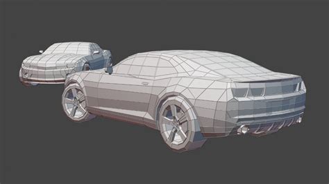 Blender Timelapse Low Poly Car Modeling