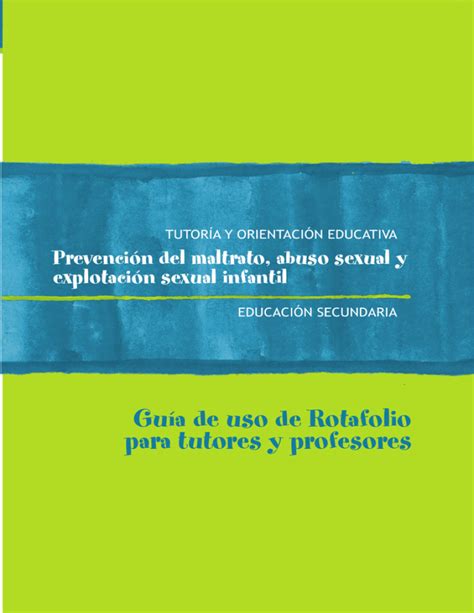 Guía de Prevención del maltrato abuso y explotación sexual