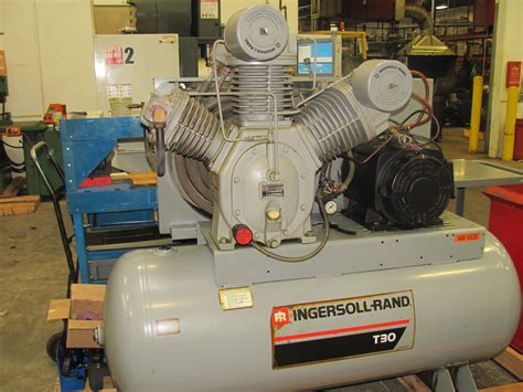 Raco Machinery Inc 60556 20 Hp Ingersoll Rand T30 Two Stage Air