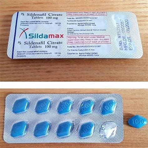 Sildamax 100 Mg Sildenafil Citrate 100mg Tablets At Rs 200strip
