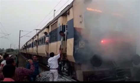 Passenger Train Catches Fire In Odisha Check Details Kalingatv