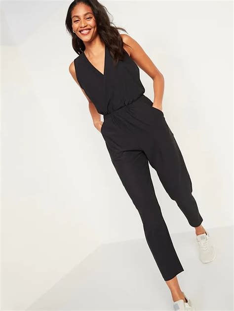 Old Navy Breathe On Cross Front Sleeveless Jumpsuit The Most