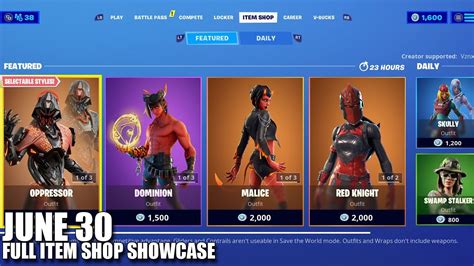 Upgrade your fortnite game with our safe, fast and reliable fortnite item delivery service. Fortnite Item Shop - June 30 2020 (Fortnite Battle Royale ...