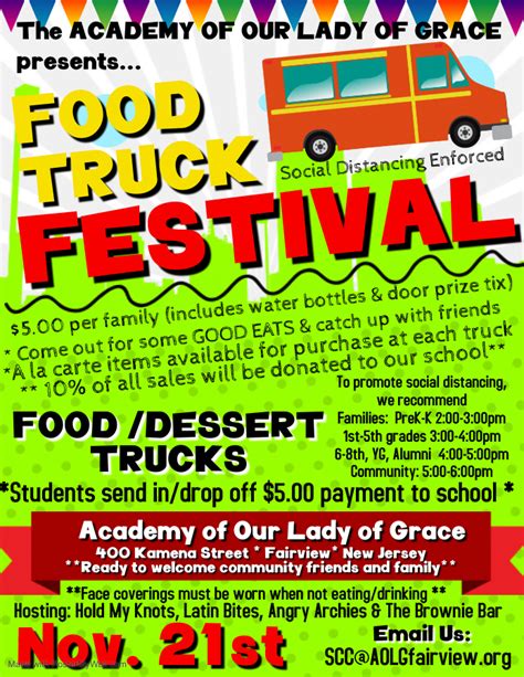 Read on to learn how to save big on your favorite products. FOOD TRUCK SATURDAY - Academy of Our Lady of Grace - Pre-K ...
