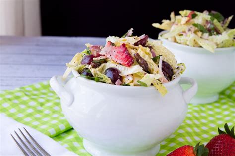 Pretty Poppy Seed And Strawberry Coleslaw Healthful Pursuit