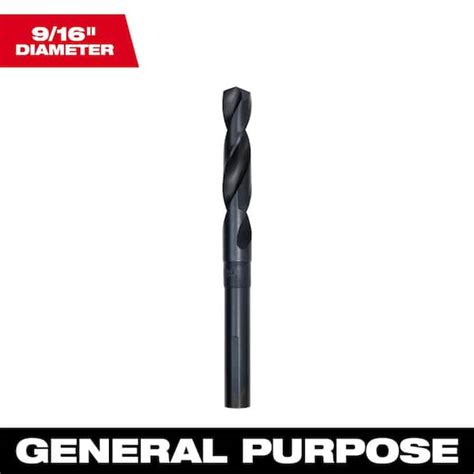 Milwaukee 916 In S And D Black Oxide Drill Bit 48 89 2740 The Home