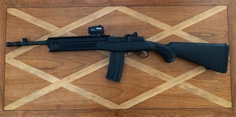 My New Baby Special Edition Ruger Mini 14 Tactical With Romeo5 Red Dot