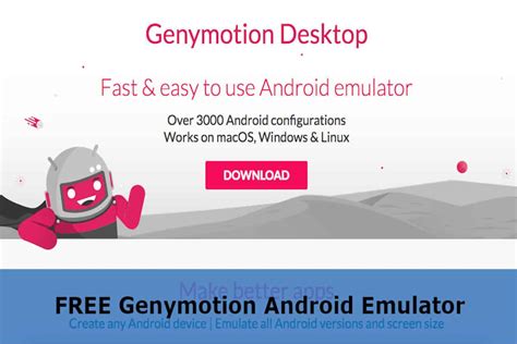 Download Free Genymotion Android Emulator To Play Games On