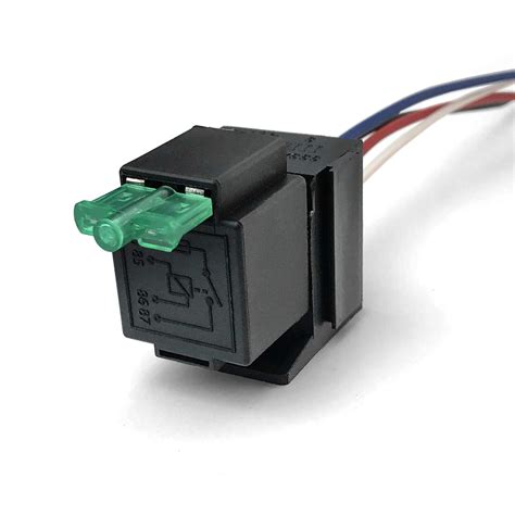Mgi Speedware Fused Relay 40a 12vdc 4 Pin Spst With Harness Socket And