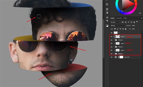 Sliced Head Photo Effect Photoshop Tutorial Rafy A