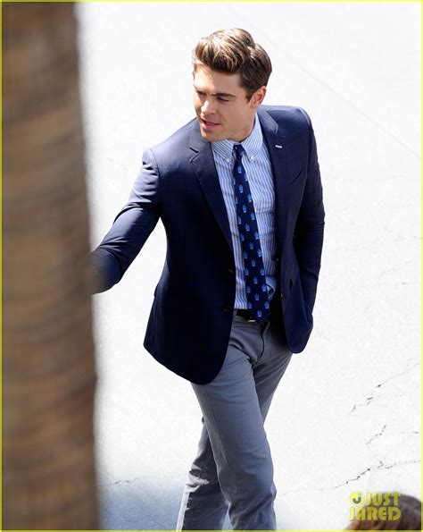 Zac Efron Suit And Flip Flops On Townies Set Photo 2845710 Zac