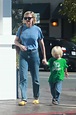 Kirsten Dunst Holds Hands With Son Ennis In Photos With Jesse Plemons ...