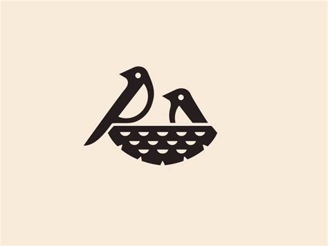 Bird Nest Nest Logo Animal Logo Branding Design Logo